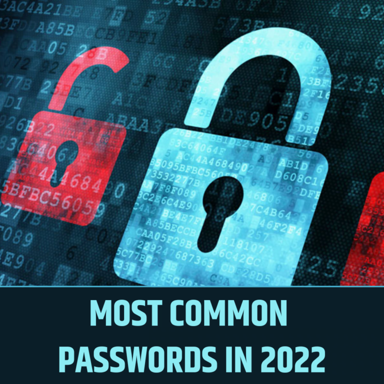 Shocking! Most Common Passwords In 2022